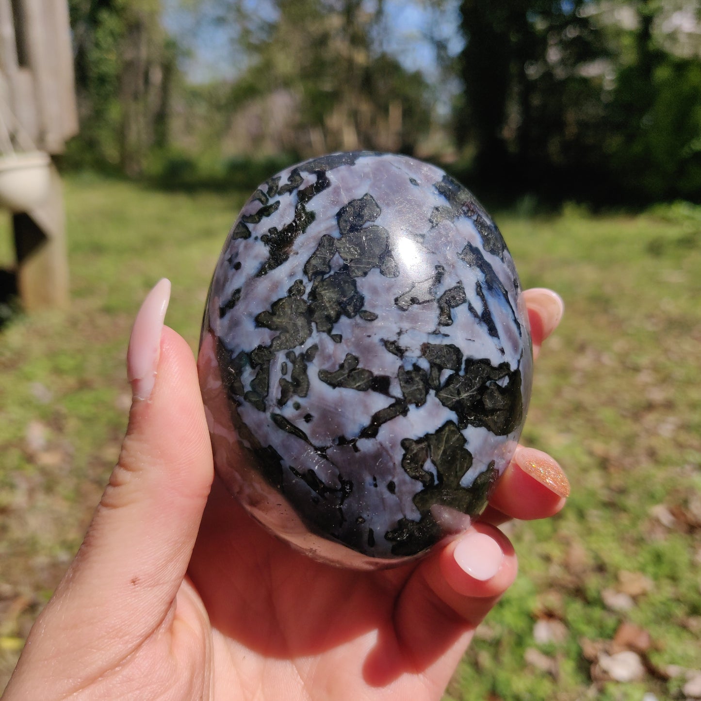 Mystic Merlinite Palm Stone (#6) - Simply Affinity