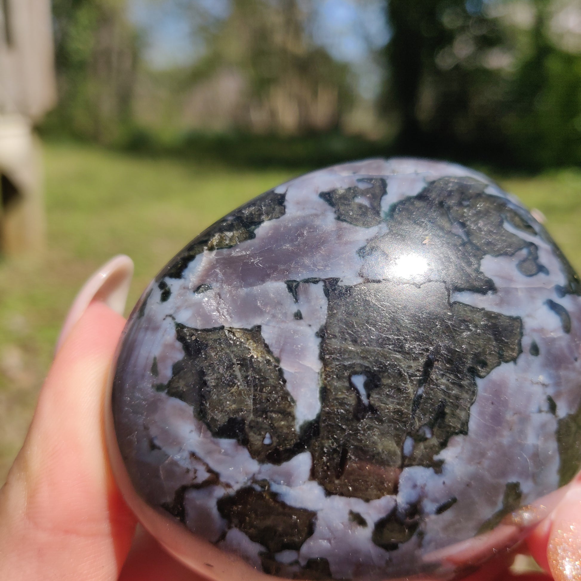 Mystic Merlinite Palm Stone (#6) - Simply Affinity