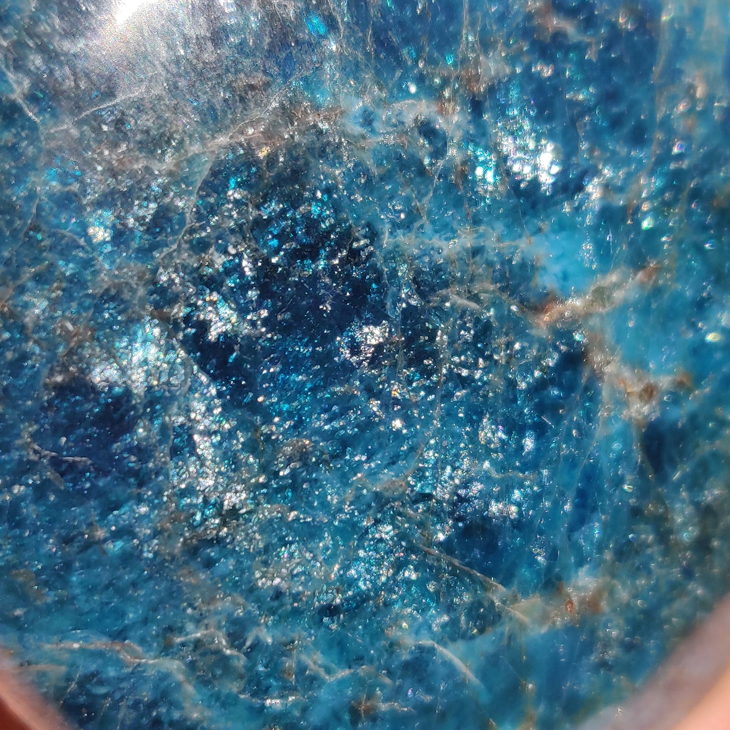 Blue Apatite Palm Stone (#3) - Simply Affinity
