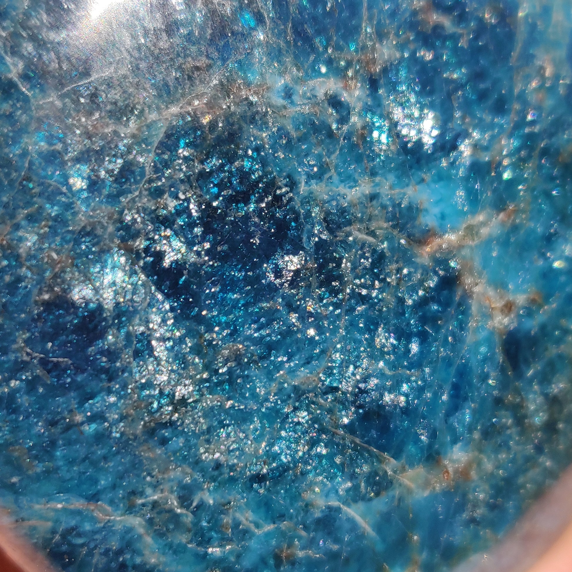 Blue Apatite Palm Stone (#3) - Simply Affinity