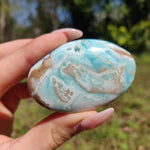 Blue Aragonite Palm Stone (#5) - Simply Affinity
