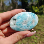 Blue Aragonite Palm Stone (#5) - Simply Affinity