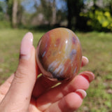 Rainbow Spirit Jasper Palm Stone (#20) - Simply Affinity