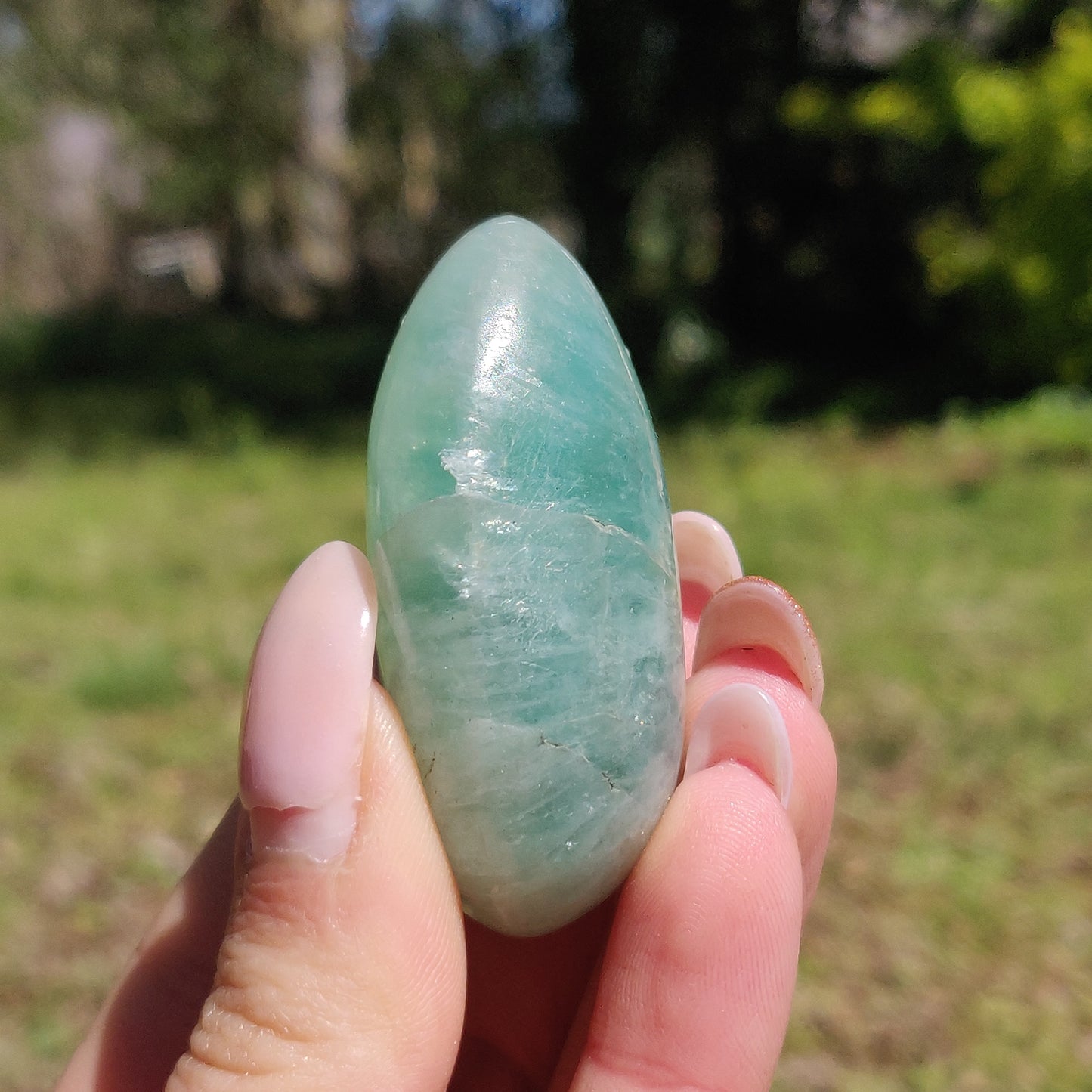 Fluorite Palm Stone (#21) - Simply Affinity
