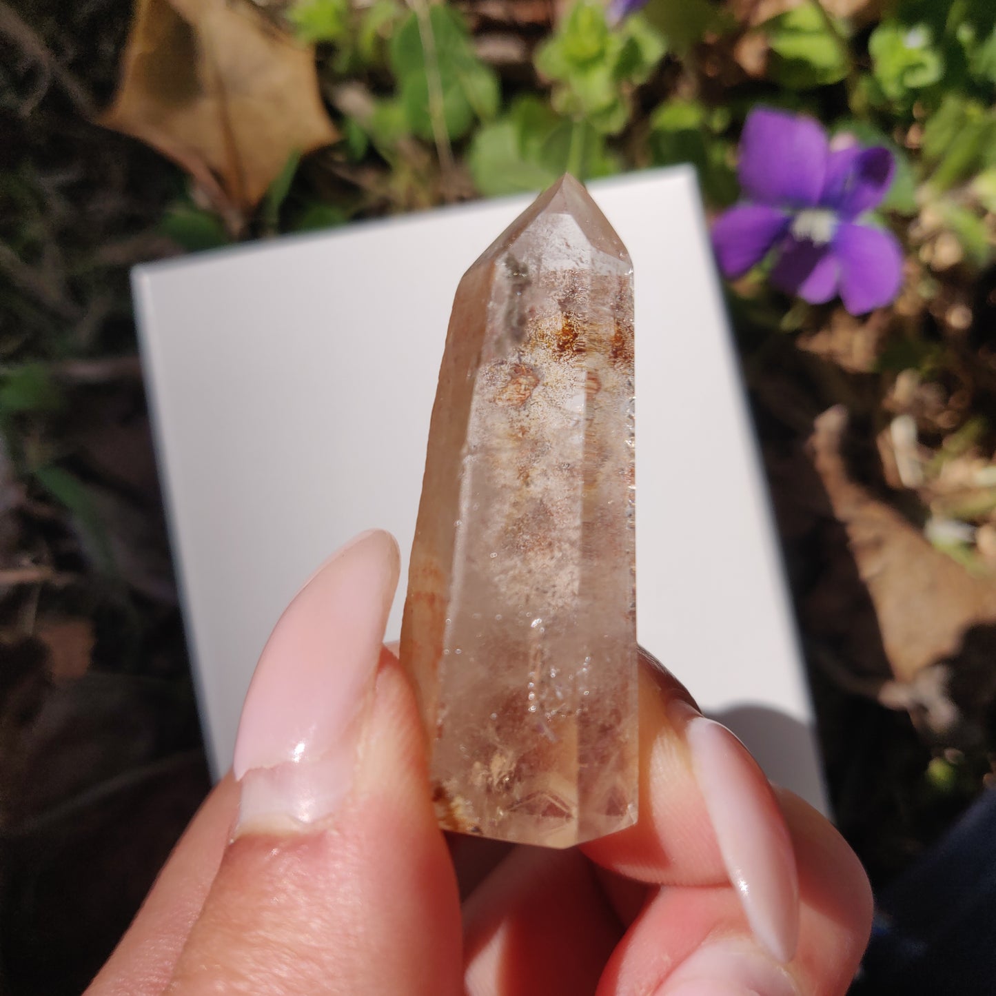 Garden Quartz Point, Lodolite Point (#11G) - Simply Affinity