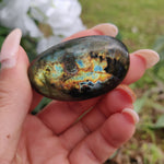 Labradorite Palm Stone (#284) - Simply Affinity