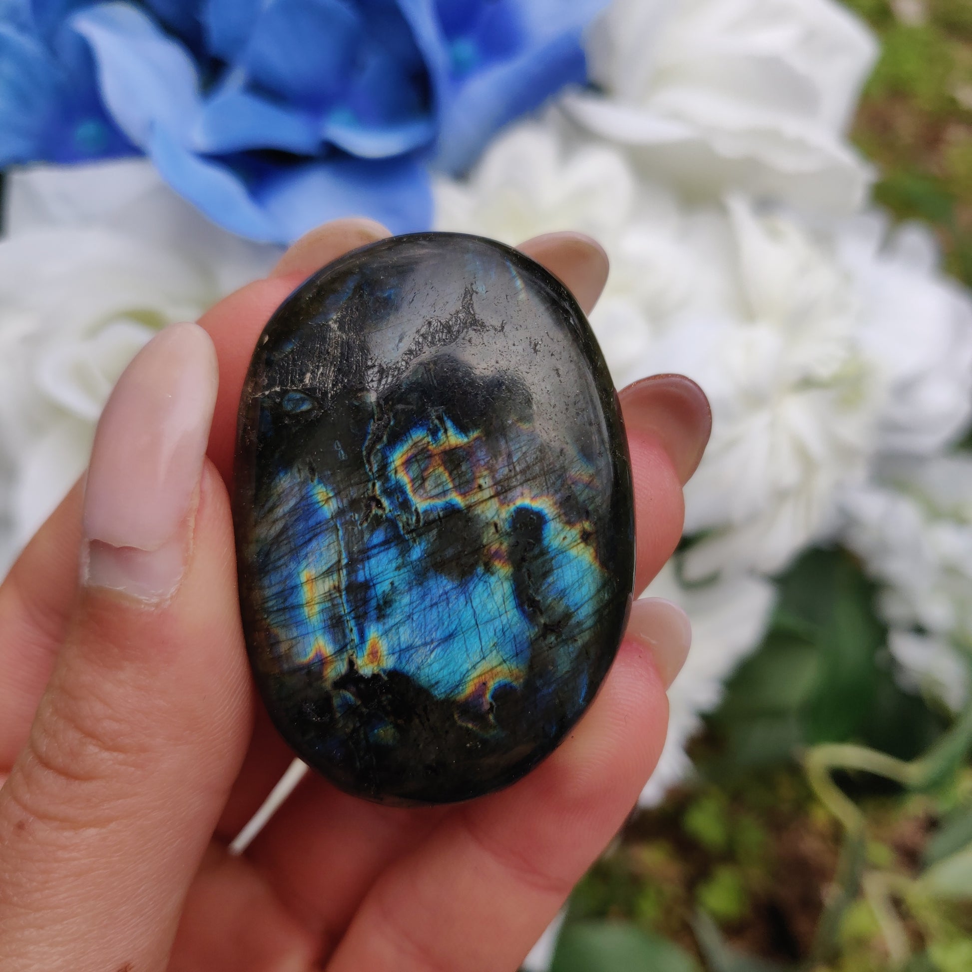 Labradorite Palm Stone (#303) - Simply Affinity