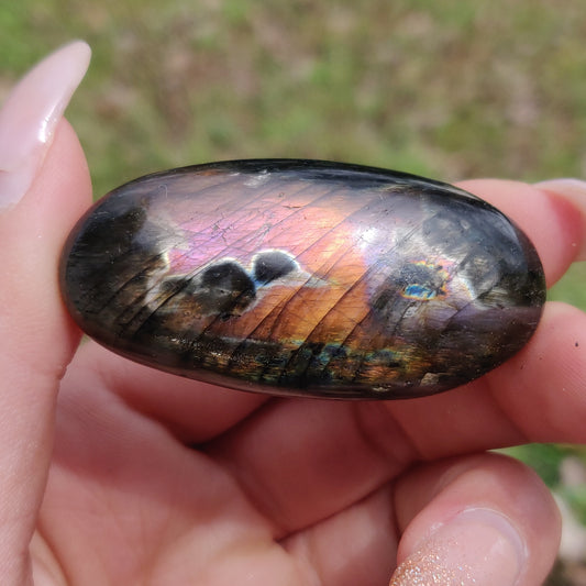 Labradorite Palm Stone (#304) - Simply Affinity