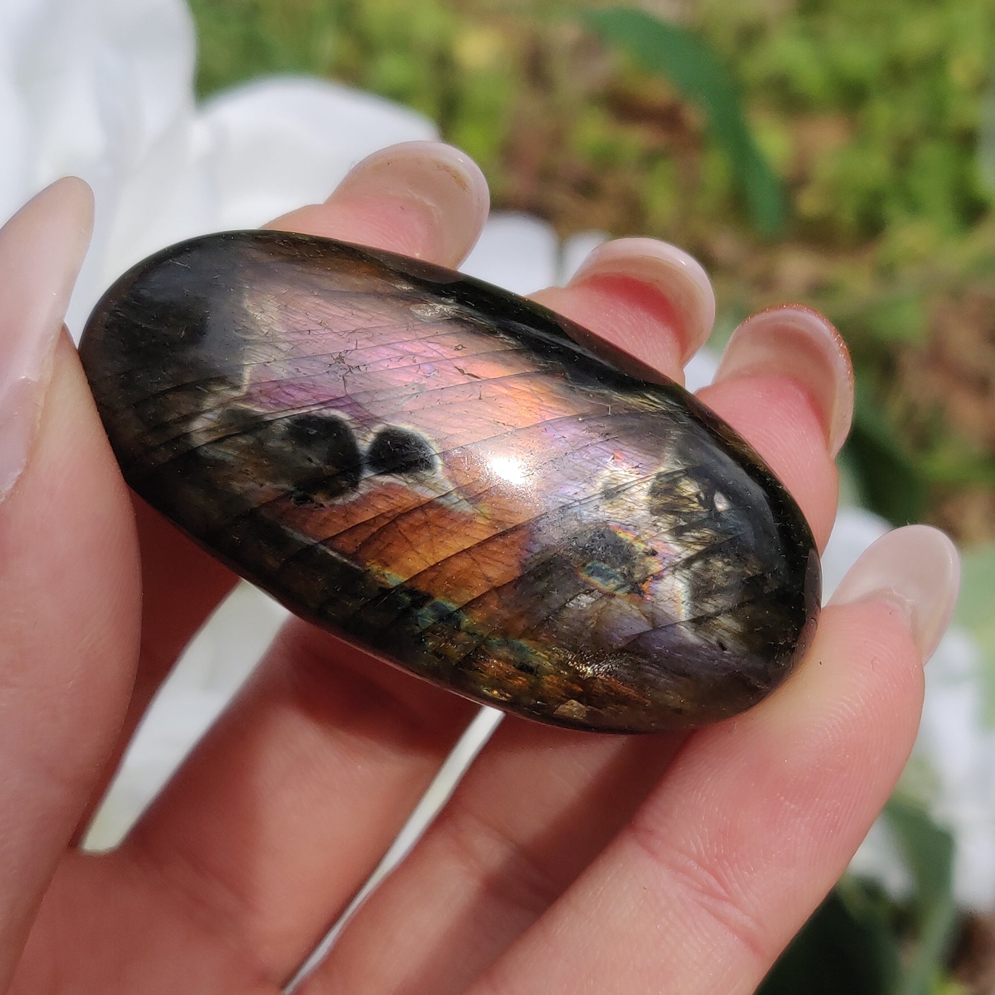 Labradorite Palm Stone (#304) - Simply Affinity