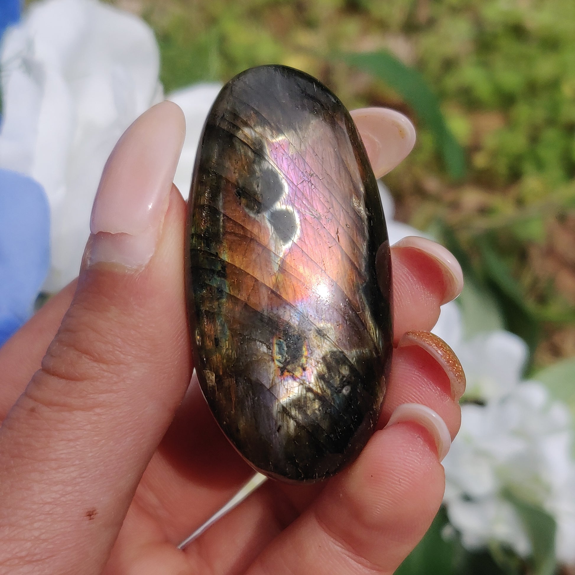 Labradorite Palm Stone (#304) - Simply Affinity