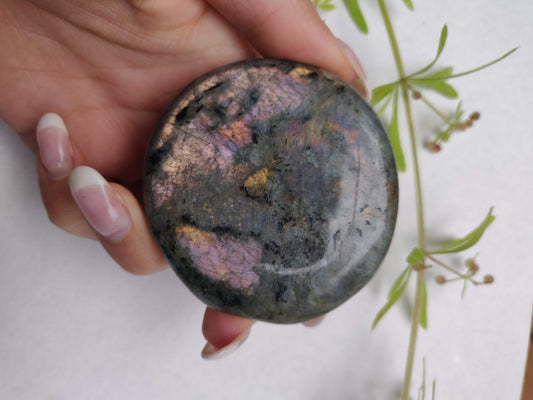 Labradorite Palm Stone (#298) - Simply Affinity