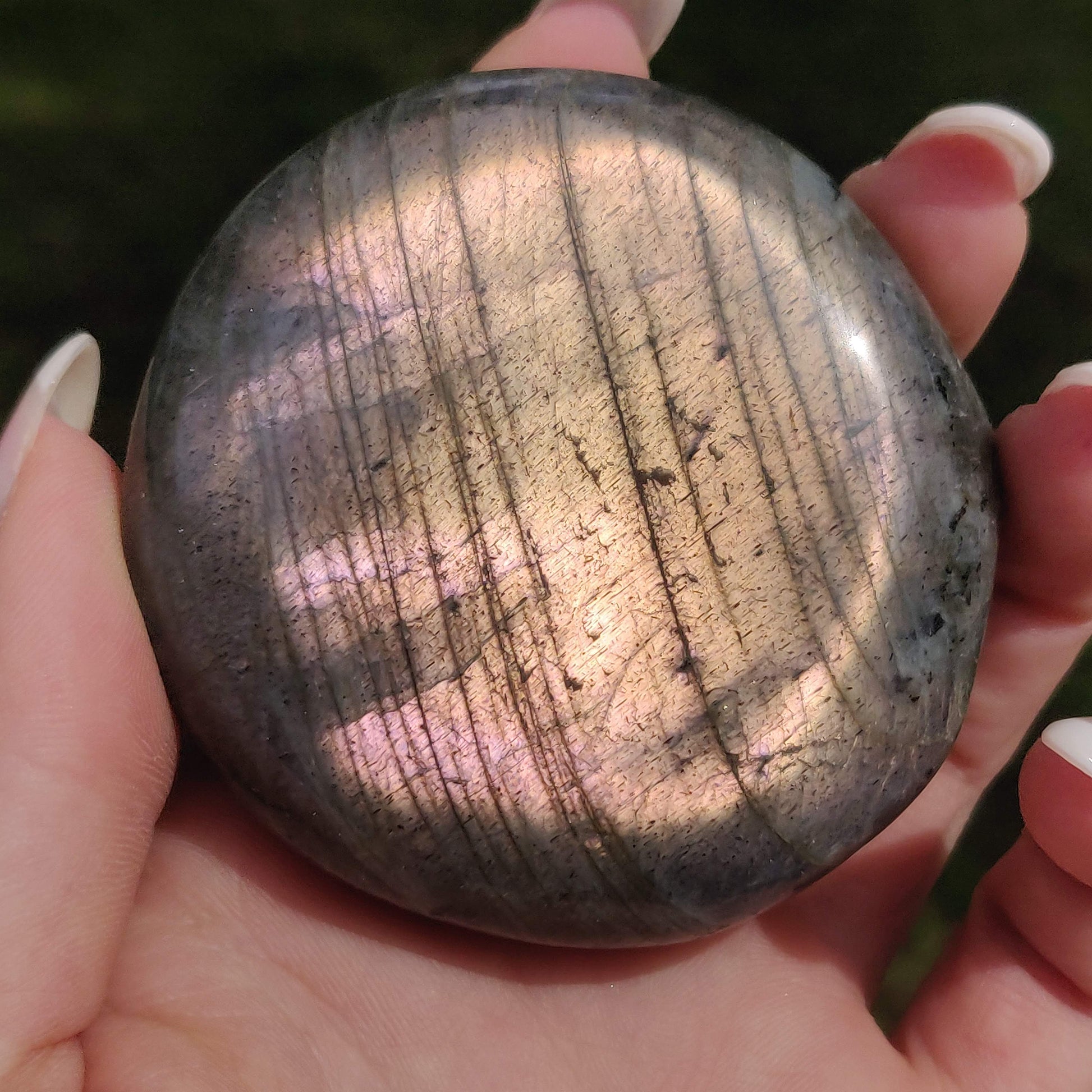 Labradorite Palm Stone (#298) - Simply Affinity