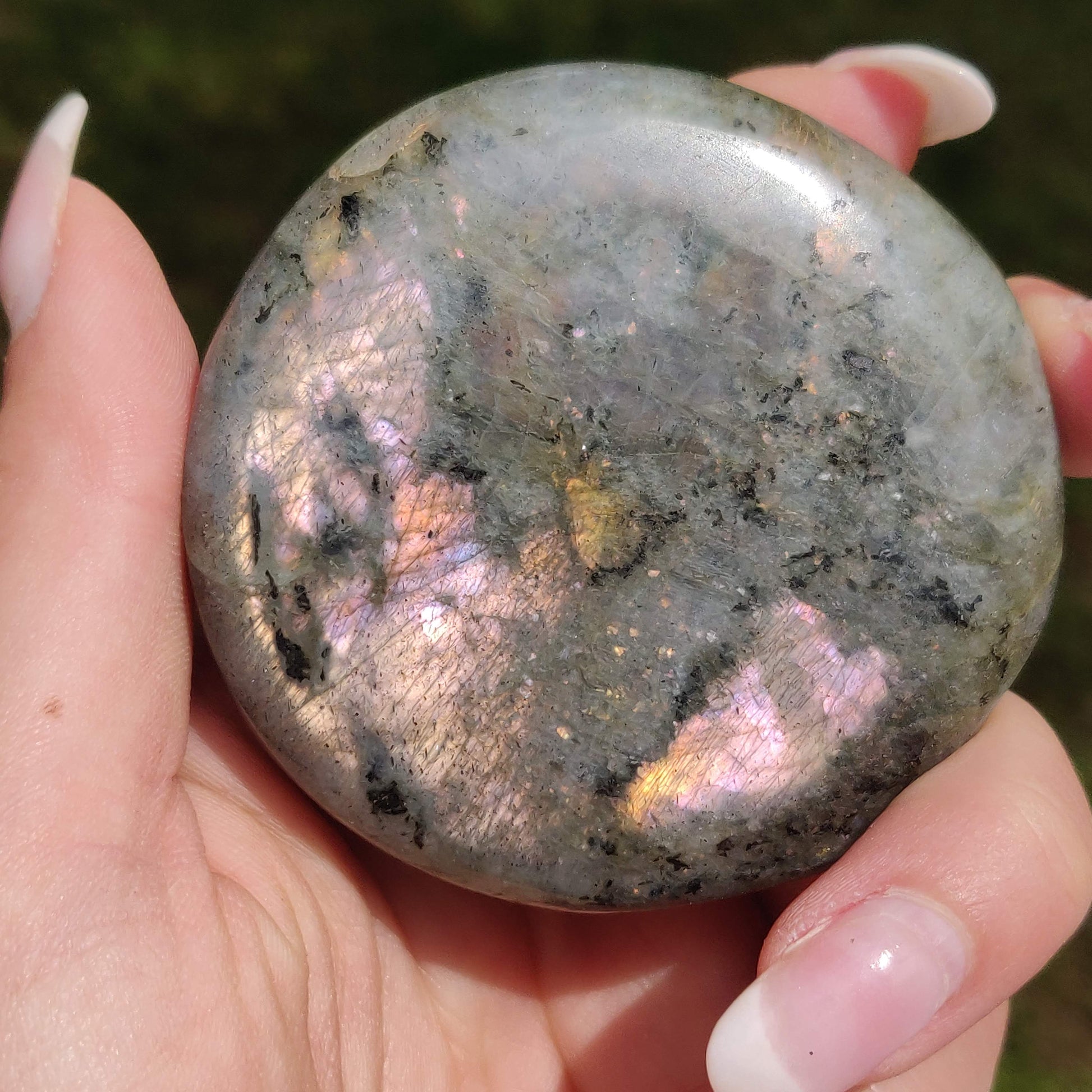 Labradorite Palm Stone (#298) - Simply Affinity
