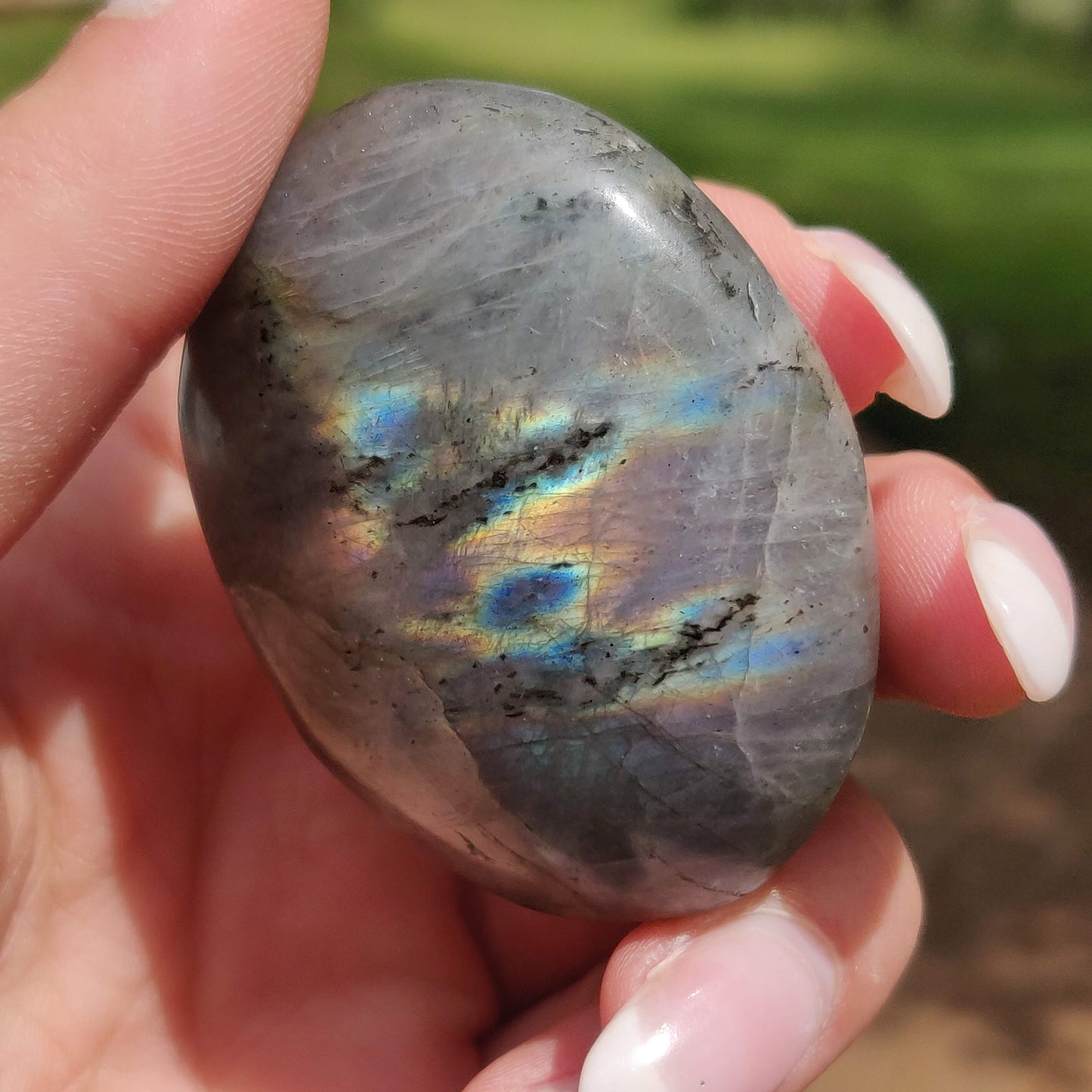 Labradorite Palm Stone (#307) - Simply Affinity