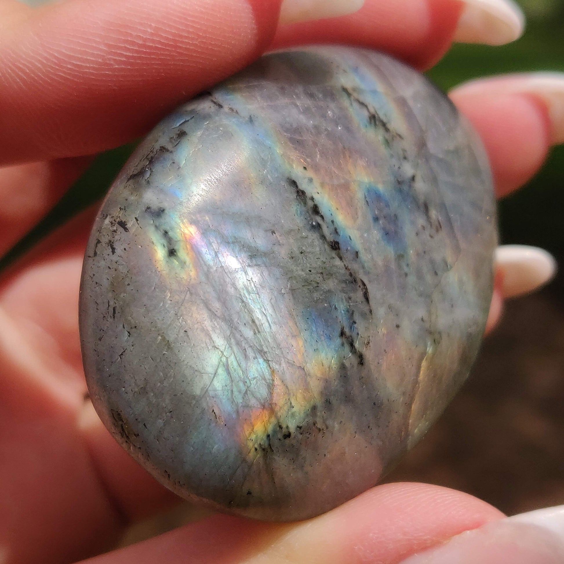 Labradorite Palm Stone (#307) - Simply Affinity