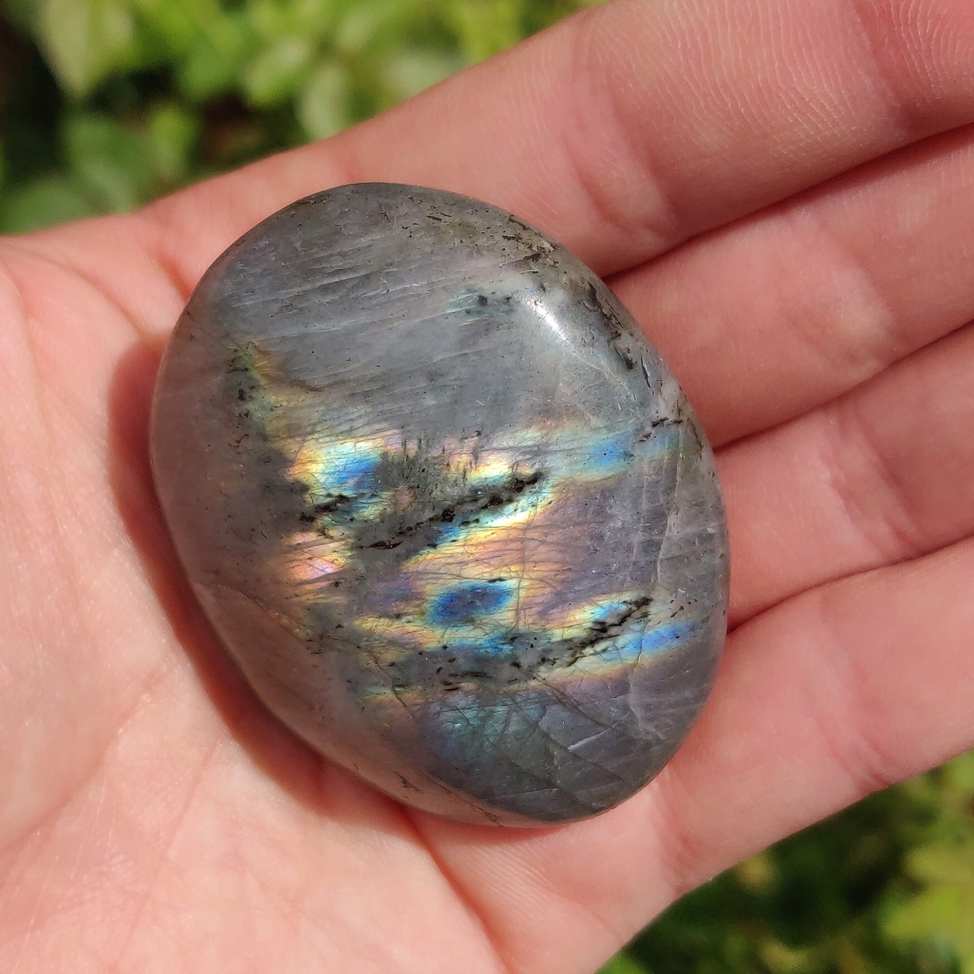 Labradorite Palm Stone (#307) - Simply Affinity