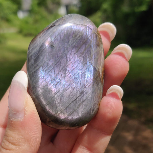 Labradorite Palm Stone (#308) - Simply Affinity