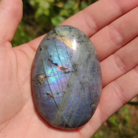 RESERVED for Lynn, Labradorite Palm Stone (#309) - Simply Affinity