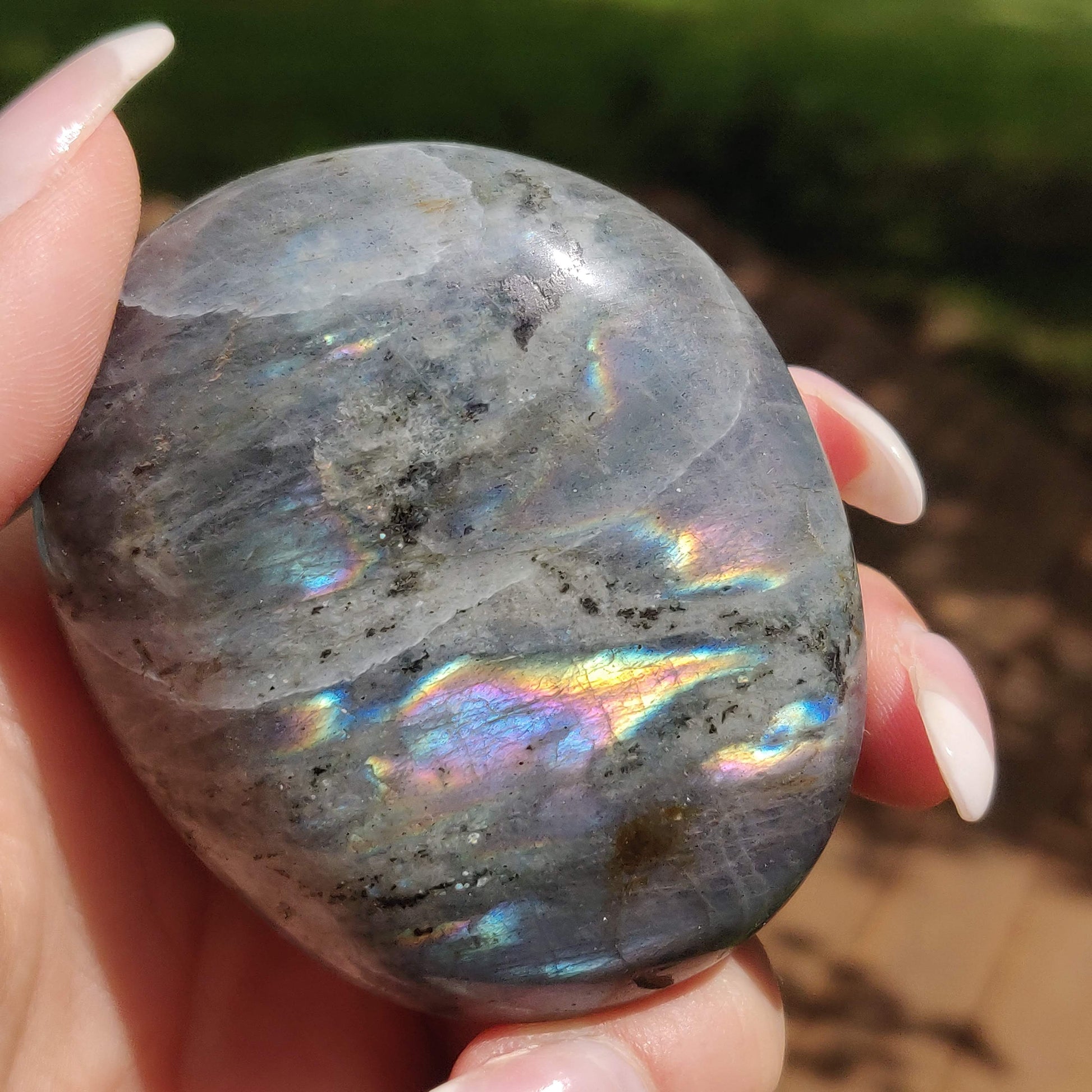 Labradorite Palm Stone (#311) - Simply Affinity