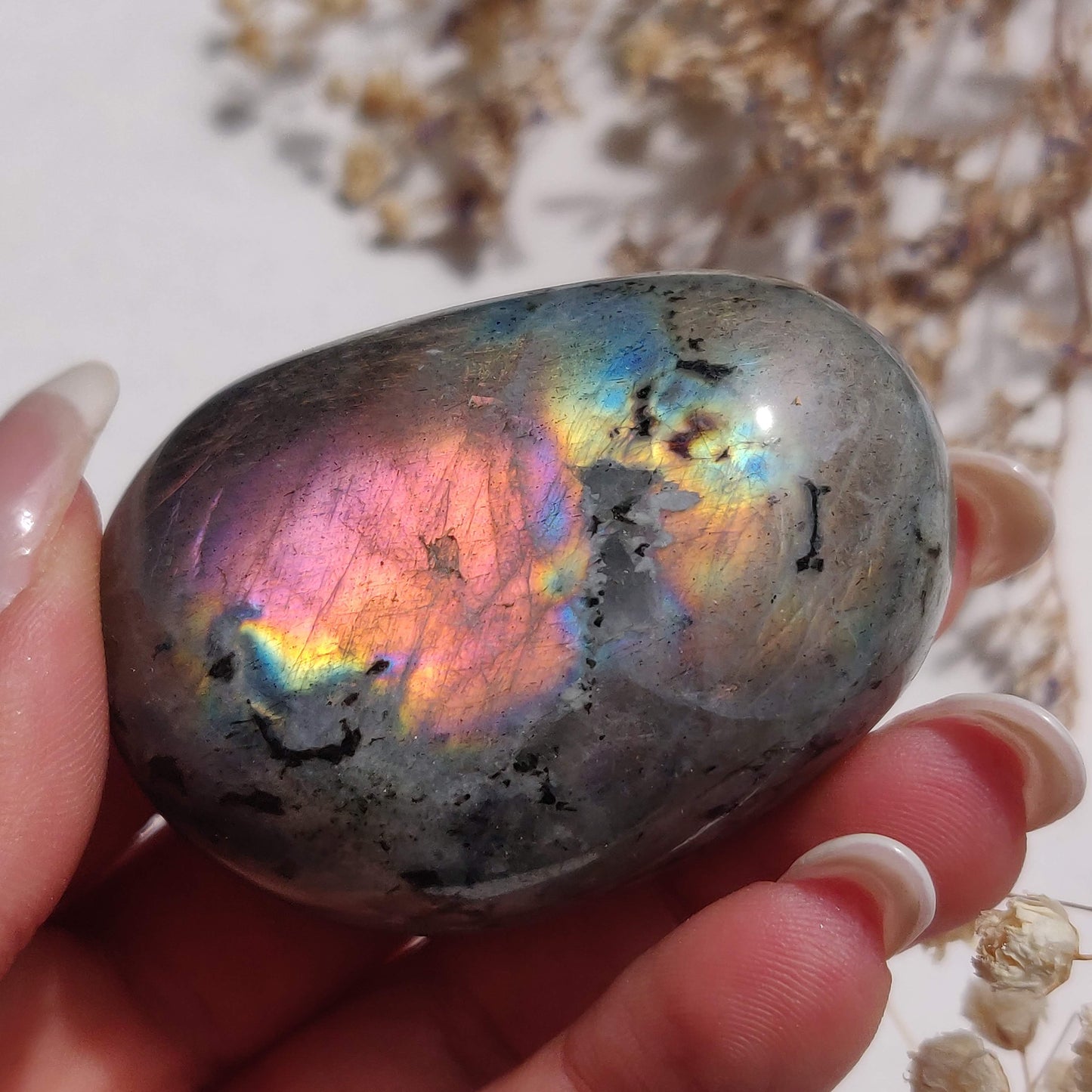 Labradorite Palm Stone (#313) - Simply Affinity