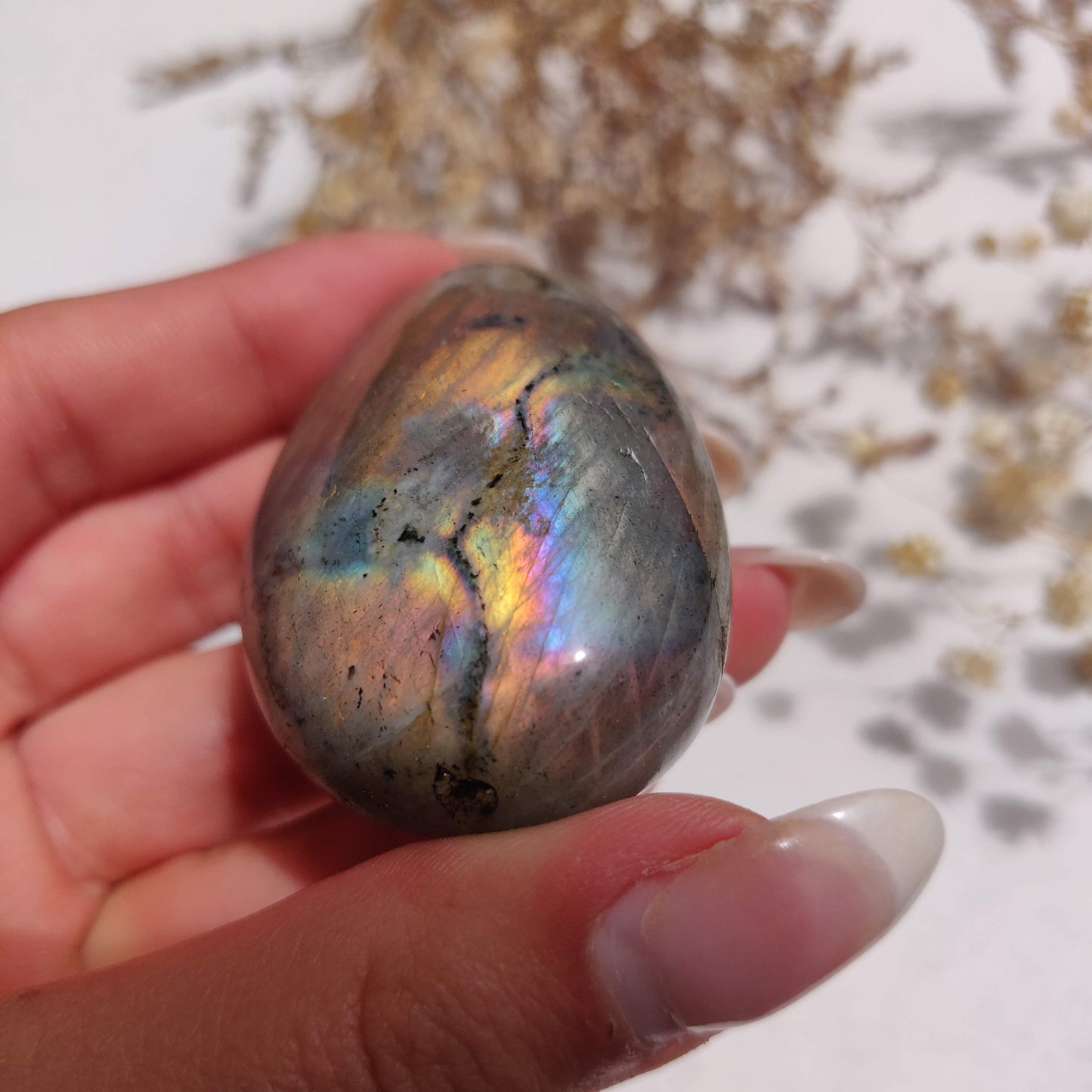Labradorite Palm Stone (#314) - Simply Affinity