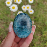 Blue Apatite Palm Stone (#4) - Simply Affinity