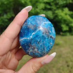 Blue Apatite Palm Stone (#13) - Simply Affinity