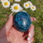 Blue Apatite Palm Stone (#15) - Simply Affinity