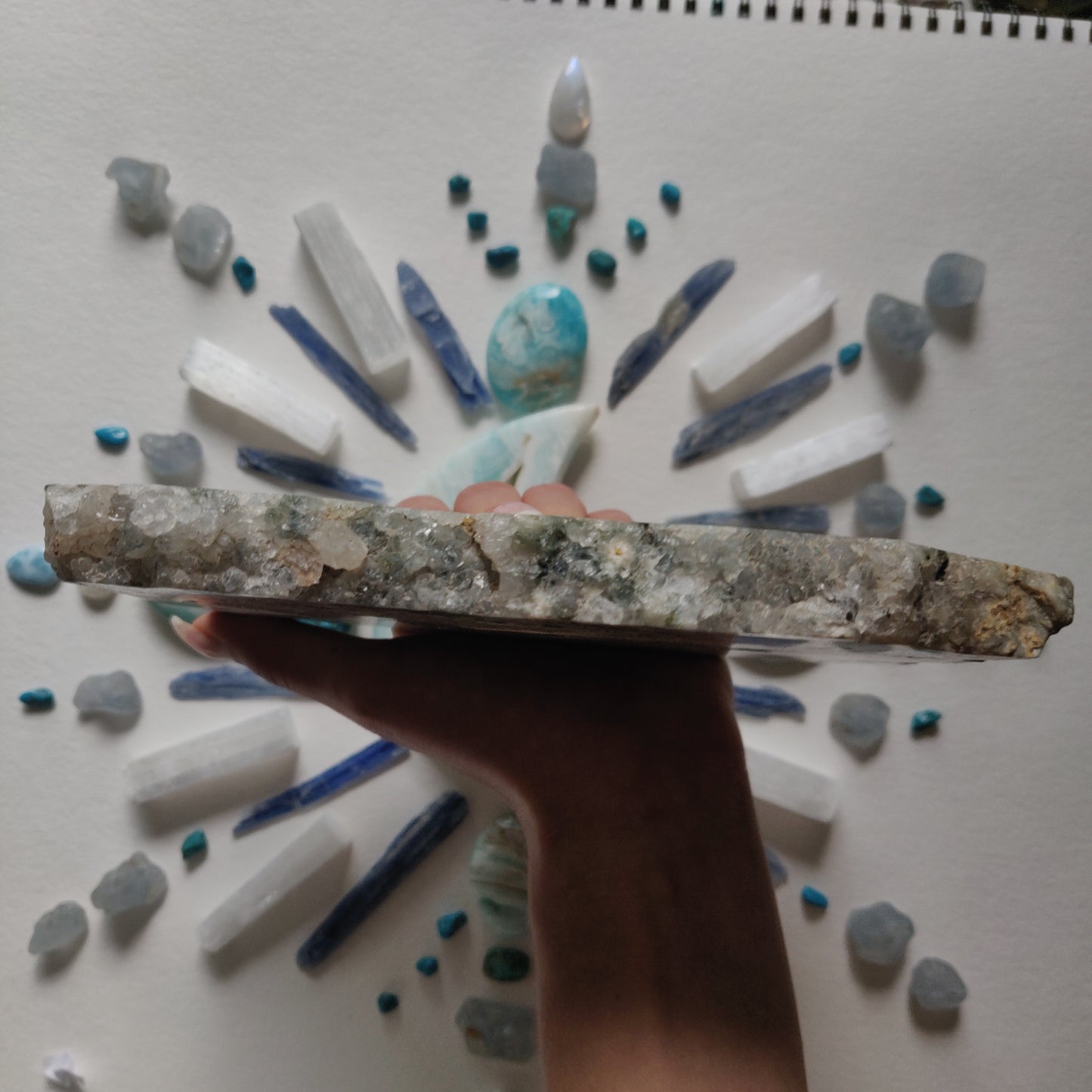 Large Ocean Jasper Druzy Slab (#A6)