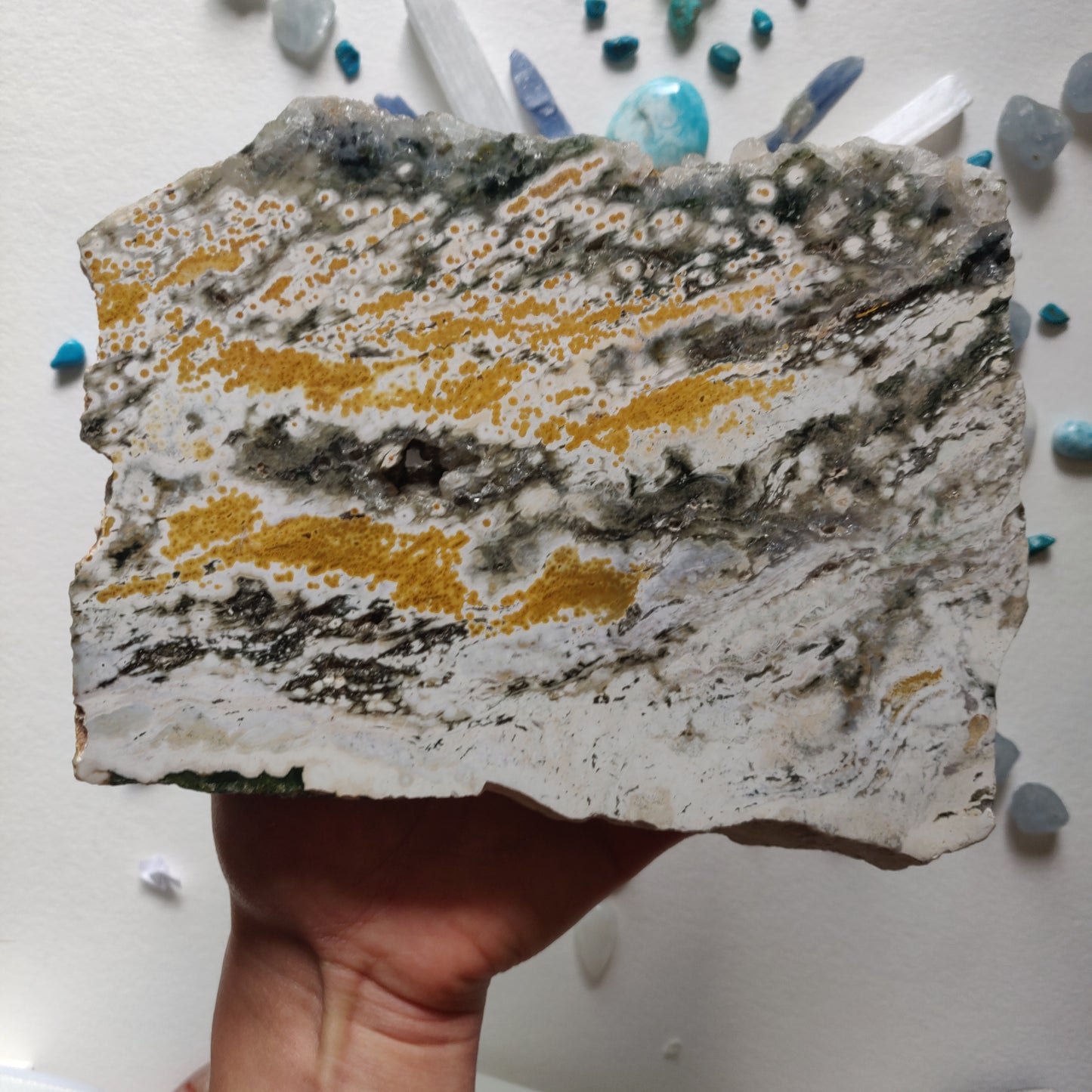 Large Ocean Jasper Druzy Slab (#A6)