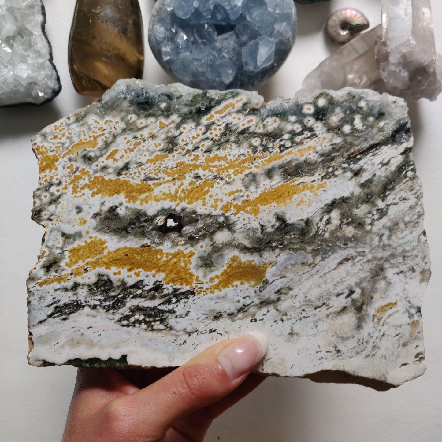 Large Ocean Jasper Druzy Slab (#A6)