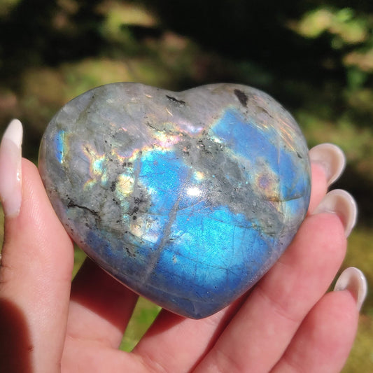 Labradorite Heart (#3M) - Simply Affinity