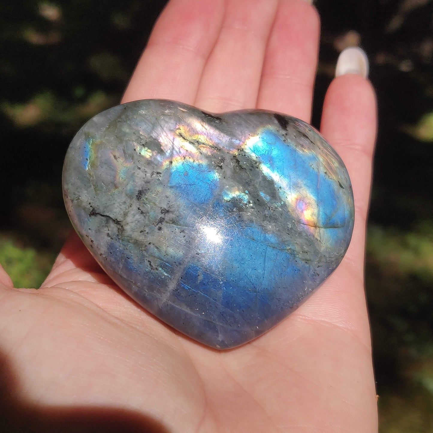 Labradorite Heart (#3M) - Simply Affinity