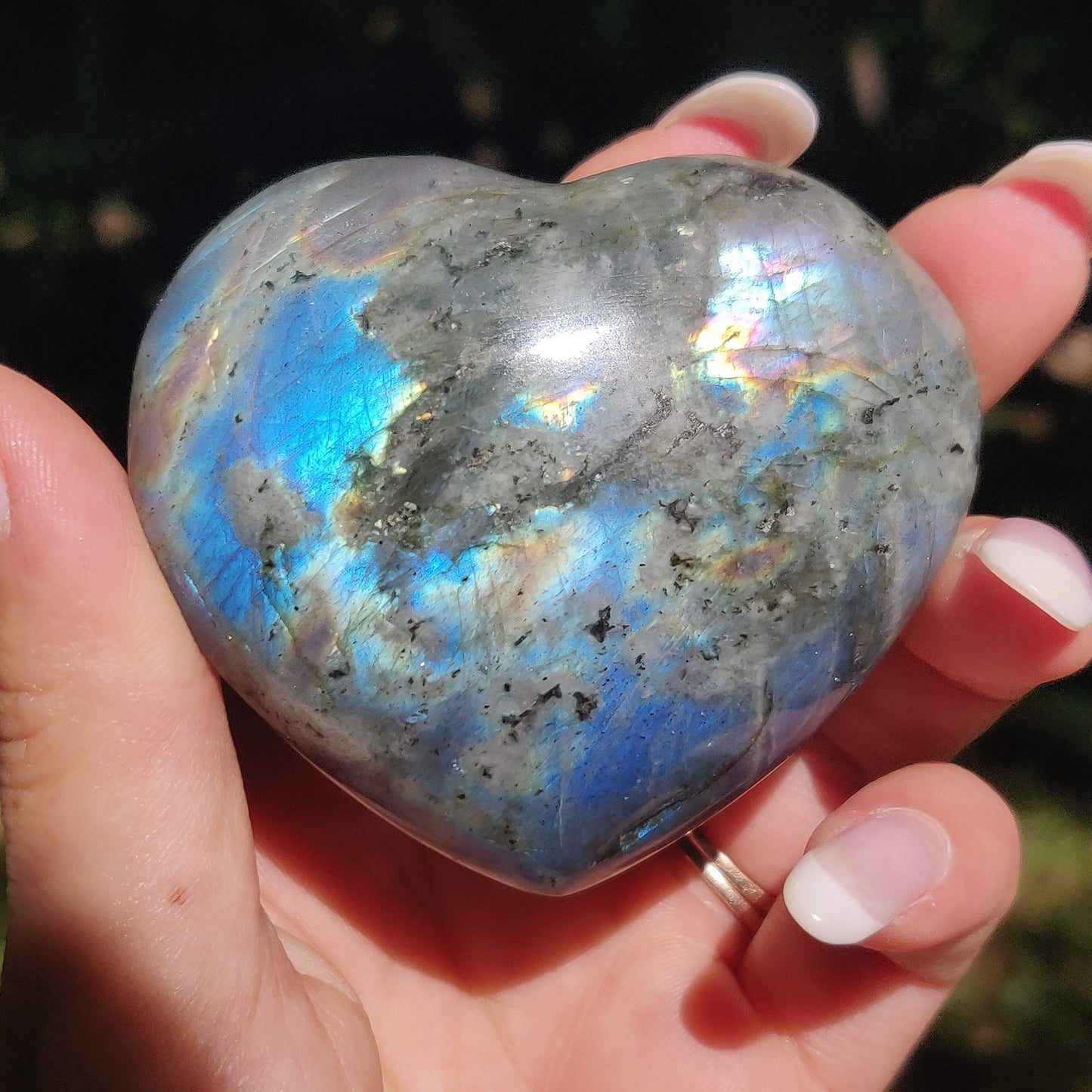 Labradorite Heart (#3M) - Simply Affinity