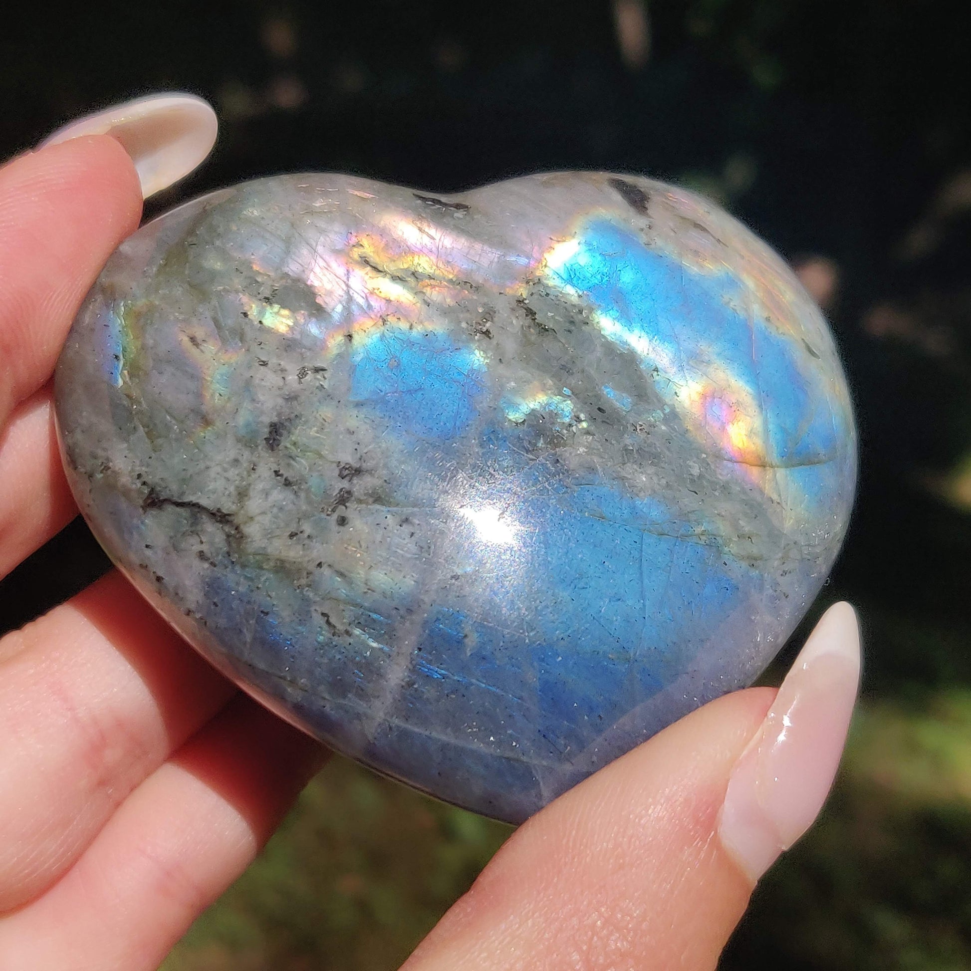 Labradorite Heart (#3M) - Simply Affinity