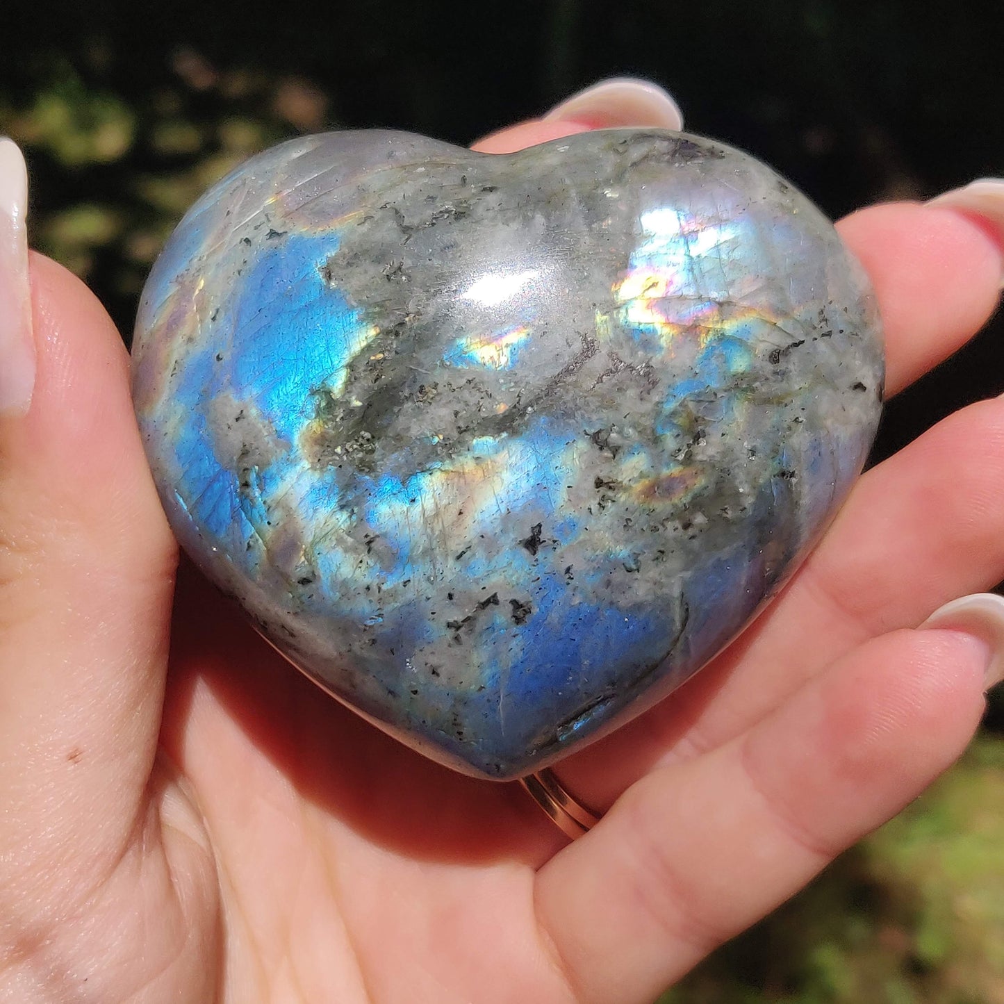 Labradorite Heart (#3M) - Simply Affinity