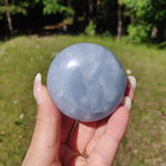 Blue Calcite Palm Stone (#2) - Simply Affinity