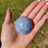 Blue Calcite Palm Stone (#8) - Simply Affinity