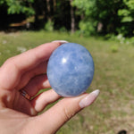 Blue Calcite Palm Stone (#9) - Simply Affinity