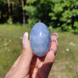 Blue Calcite Palm Stone (#9) - Simply Affinity