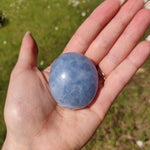 Blue Calcite Palm Stone (#9) - Simply Affinity