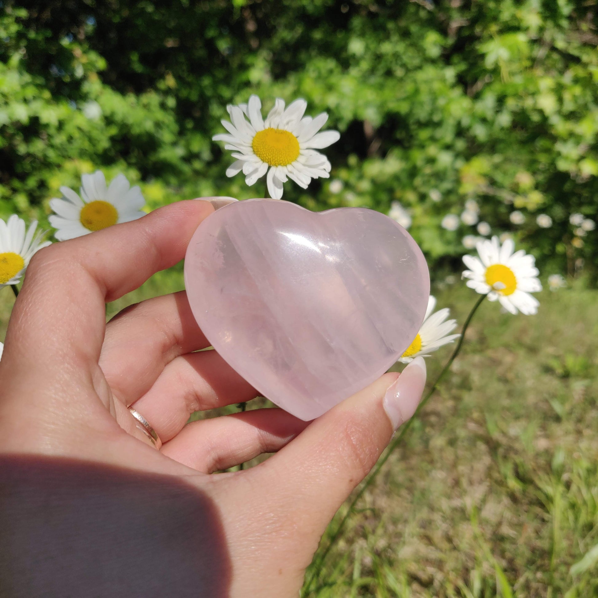 Star Rose Quartz Heart (#1M) - Simply Affinity