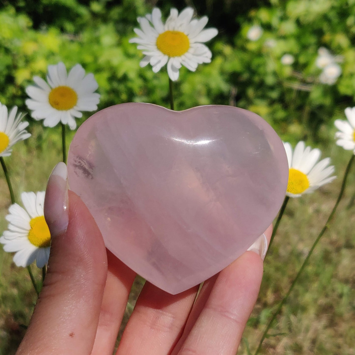 Star Rose Quartz Heart (#1M) - Simply Affinity