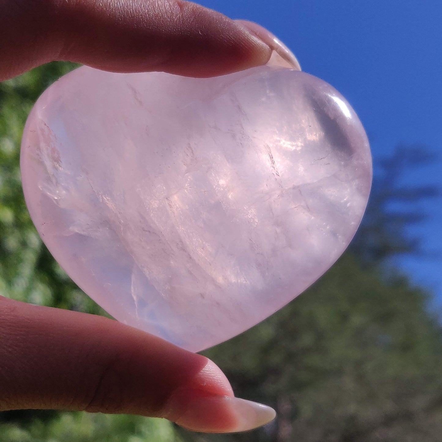 Star Rose Quartz Heart (#1M) - Simply Affinity
