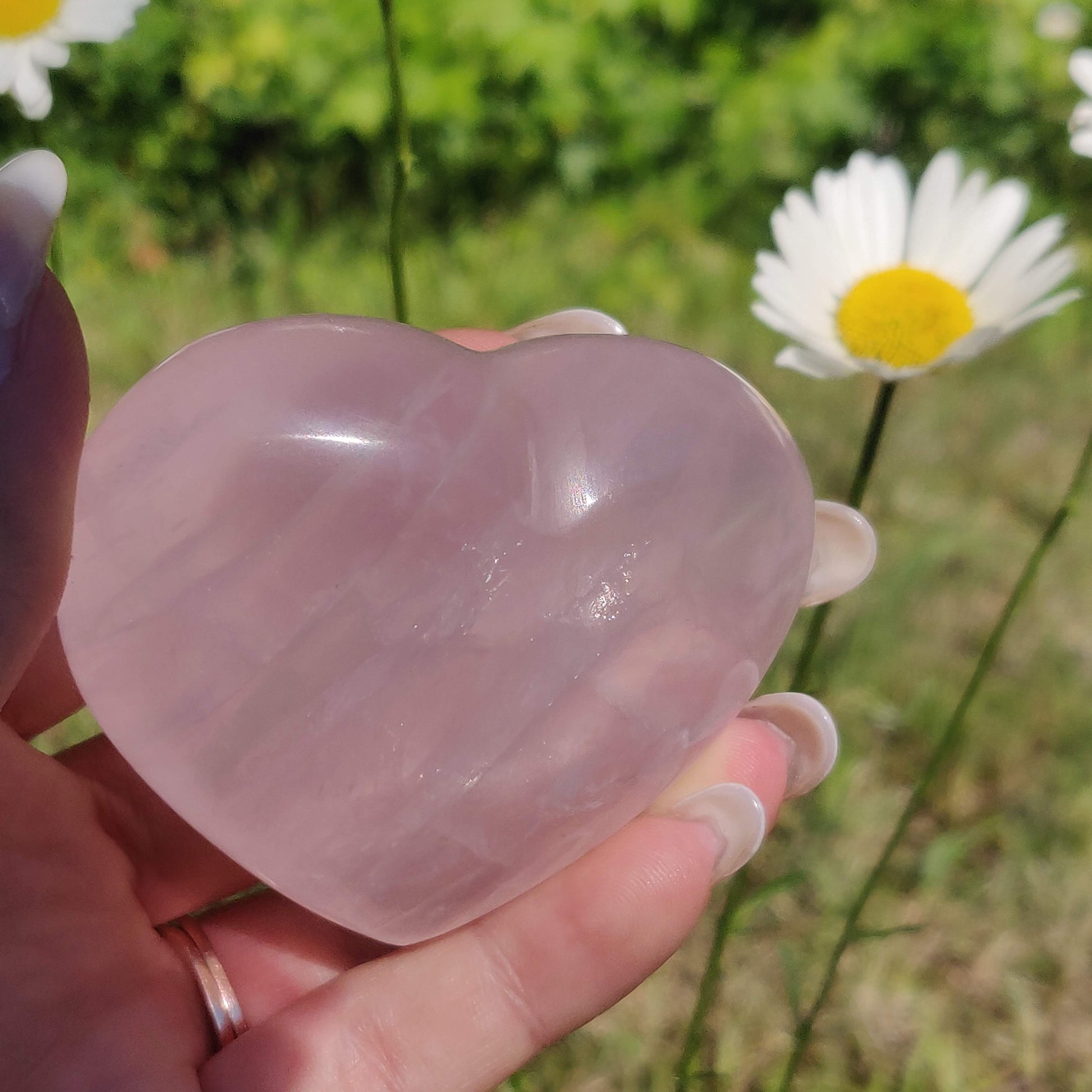 Star Rose Quartz Heart (#1M) - Simply Affinity