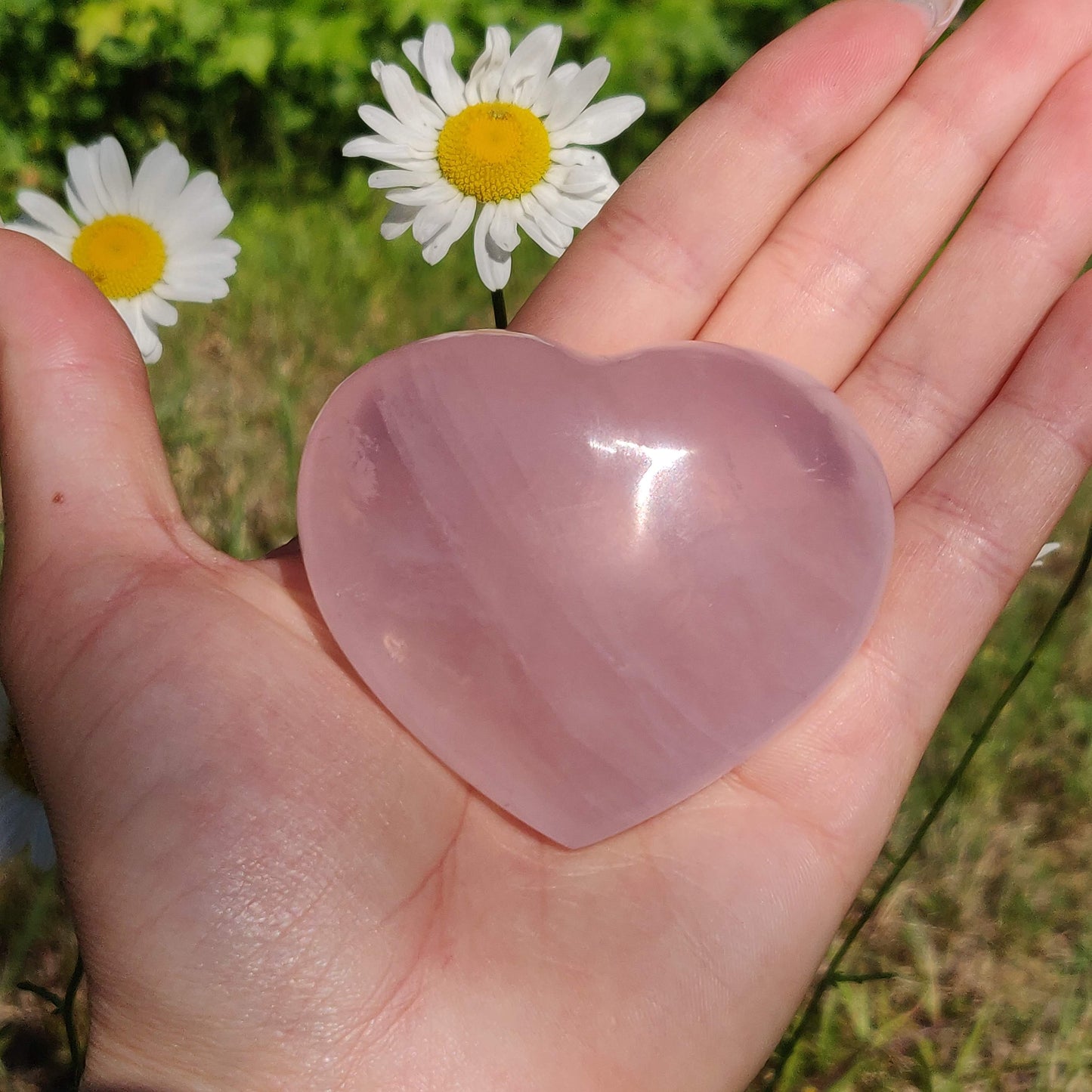 Star Rose Quartz Heart (#1M) - Simply Affinity