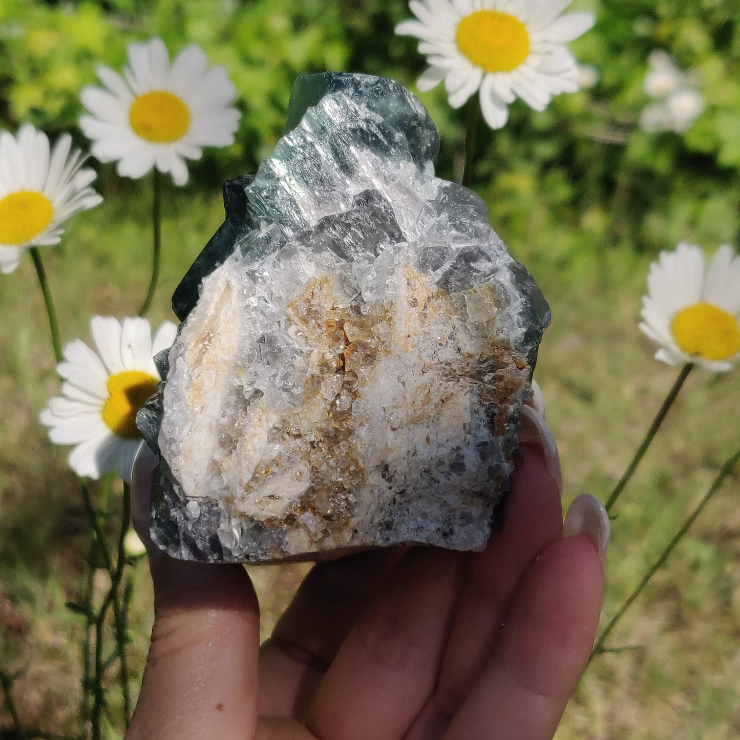 Raw Cubic Fluorite Cluster (#1) - Simply Affinity