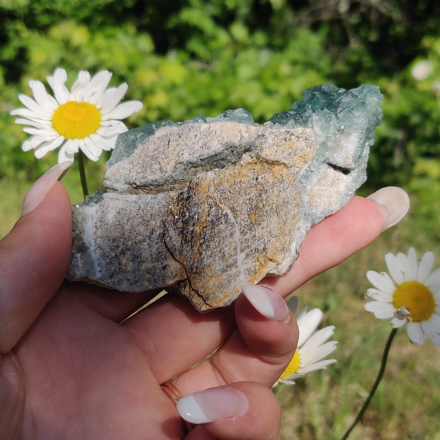 Raw Cubic Fluorite Cluster (#7) - Simply Affinity