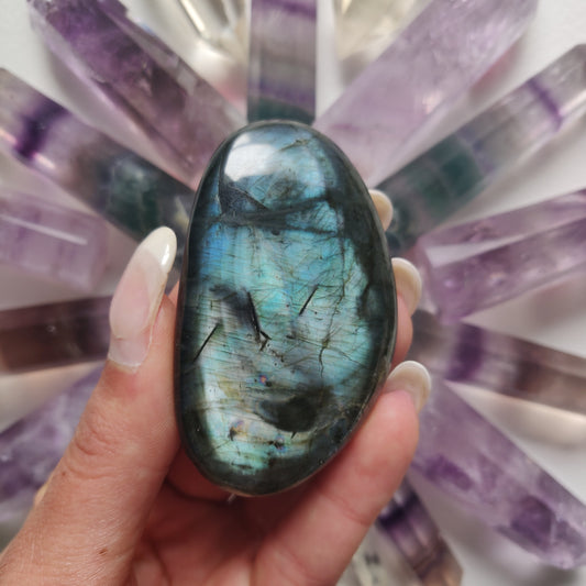 Labradorite Palm Stone (#27) - Simply Affinity