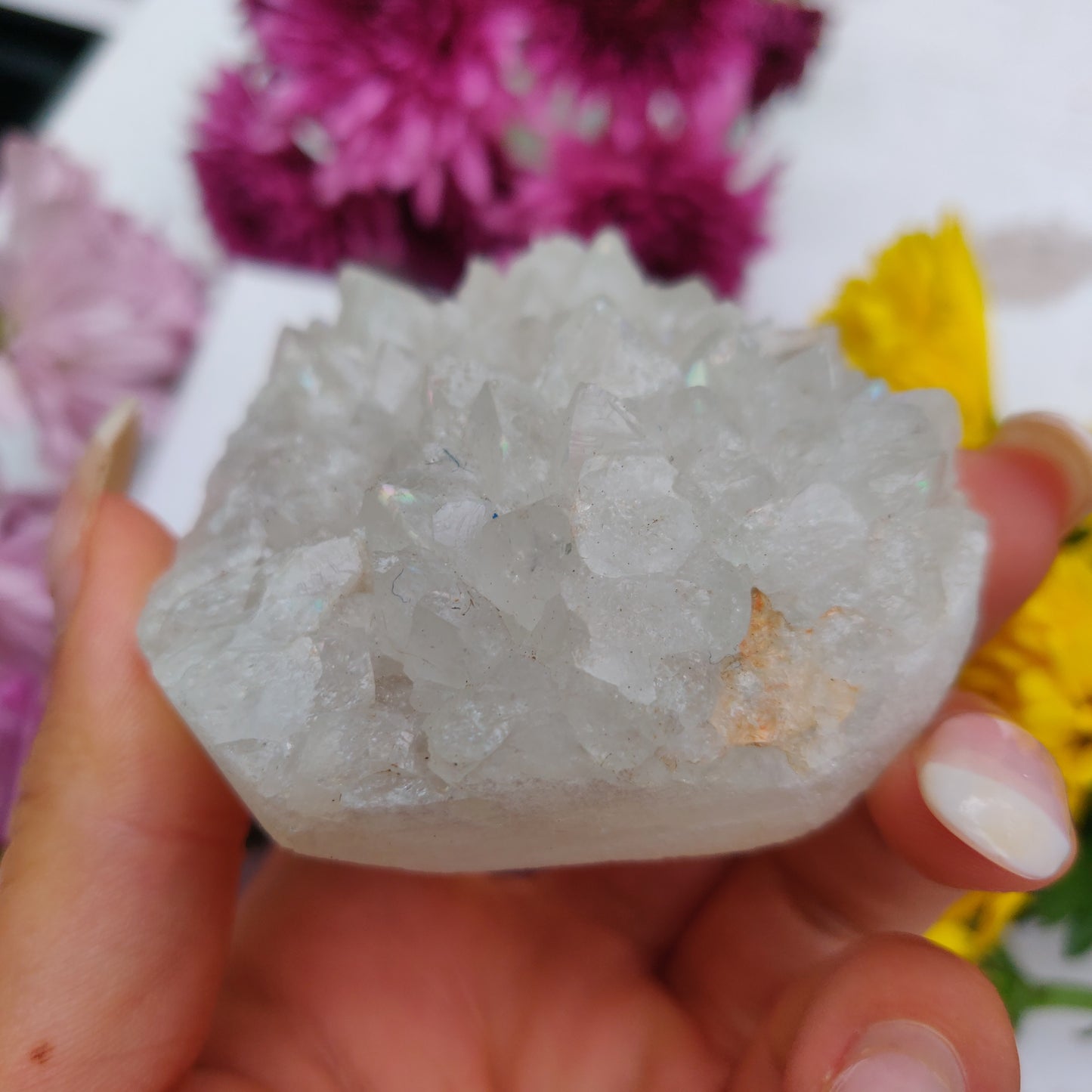Anandalite Cluster, Natural Aurora Quartz Cluster (#2) - Simply Affinity